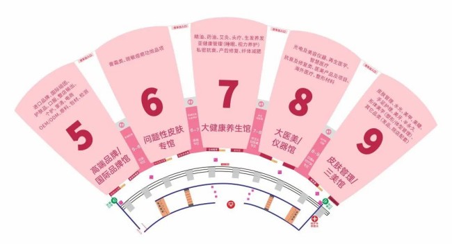 2025成都美博会展馆布局图介绍