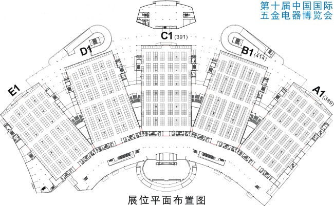 2025义乌五金展展馆展位布局图介绍